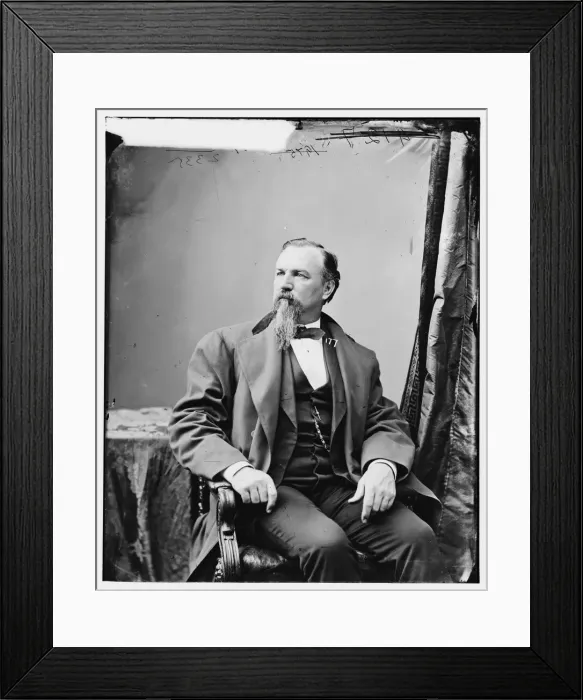 Framed Print : Samuel Augustus Merritt, between 1860 and 1875. Creator: Unknown
