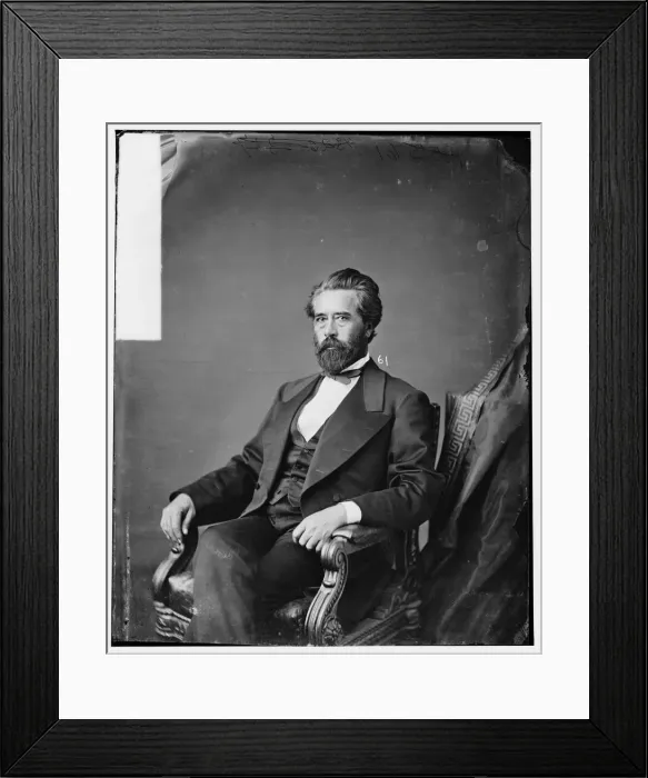 Framed Print : John Hancock of Texas, between 1860 and 1875. Creator: Unknown Framed Print : John Hancock of Texas, between 1860 and 1875. Creator: Unknown