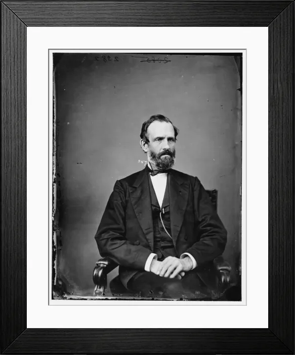 Framed Print : James Clark McGrew of West Virginia, between 1860 and 1875. Creator: Unknown Framed Print : James Clark McGrew of West Virginia, between 1860 and 1875. Creator: Unknown