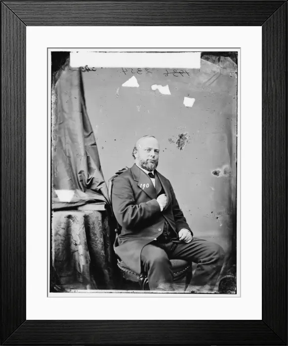 Framed Print : Professor Julius Erasmus Hilgard, between 1860 and 1875. Creator: Unknown Framed Print : Professor Julius Erasmus Hilgard, between 1860 and 1875. Creator: Unknown