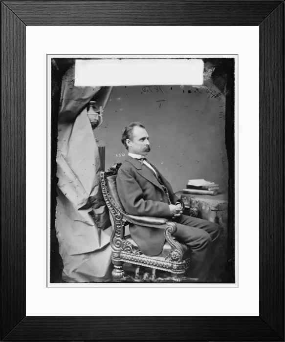 Framed Print : John Thomas DeWeese, between 1860 and 1875. Creator: Unknown Framed Print : John Thomas DeWeese, between 1860 and 1875. Creator: Unknown