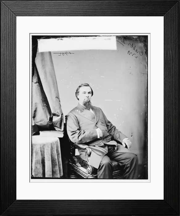 Framed Print : John Montgomery Crebs of Illinois, between 1860 and 1875. Creator: Unknown Framed Print : John Montgomery Crebs of Illinois, between 1860 and 1875. Creator: Unknown