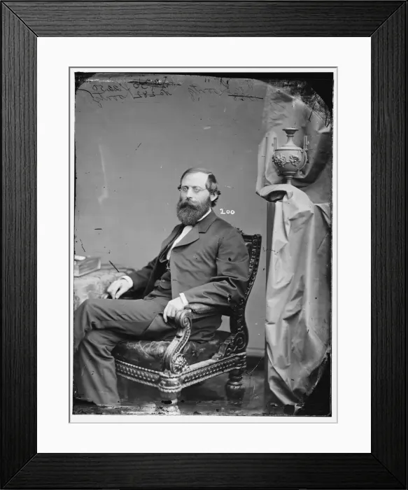 Framed Print : William Henry Koontz of Pennsylvania, between 1860 and 1875. Creator: Unknown Framed Print : William Henry Koontz of Pennsylvania, between 1860 and 1875. Creator: Unknown
