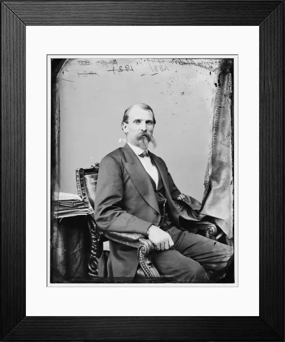 Framed Print : Powell Clayton of Arkansas, between 1860 and 1875. Creator: Unknown Framed Print : Powell Clayton of Arkansas, between 1860 and 1875. Creator: Unknown