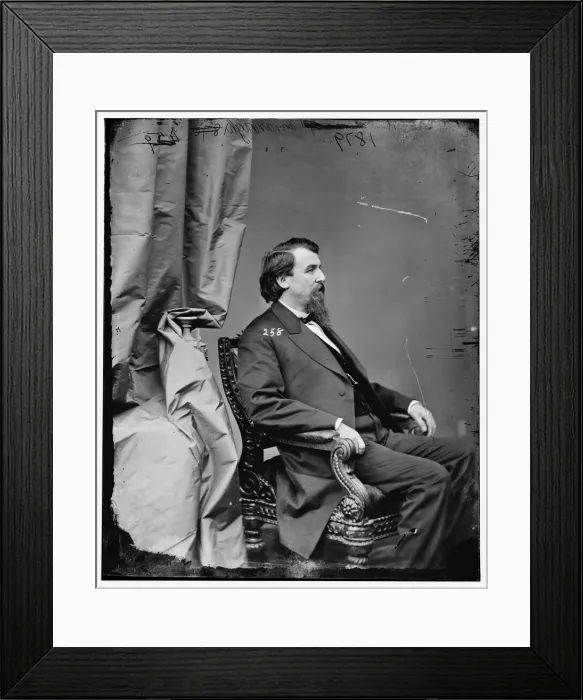Framed Print : James Michael Cavanaugh of Minnesota, between 1860 and 1875. Creator: Unknown Framed Print : James Michael Cavanaugh of Minnesota, between 1860 and 1875. Creator: Unknown