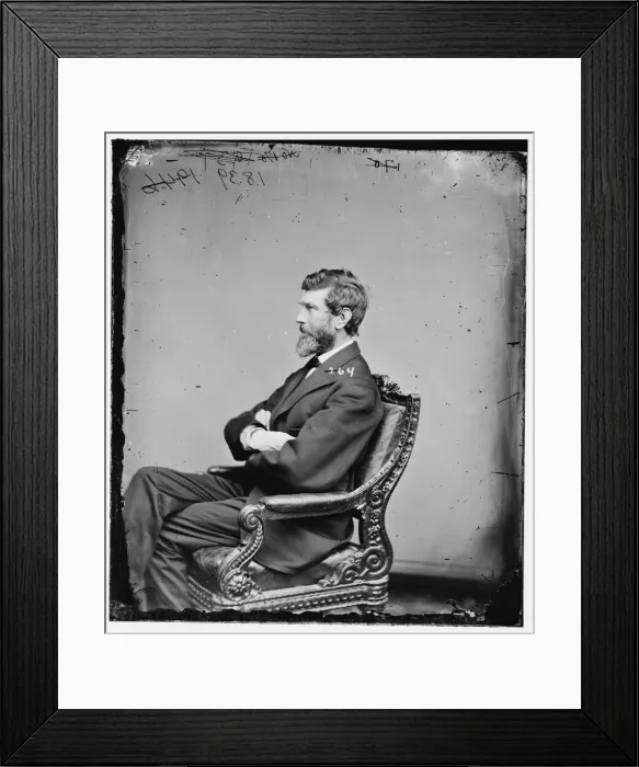Framed Print : William Darrah Kelley of Pennsylvania, between 1860 and 1875. Creator: Unknown Framed Print : William Darrah Kelley of Pennsylvania, between 1860 and 1875. Creator: Unknown