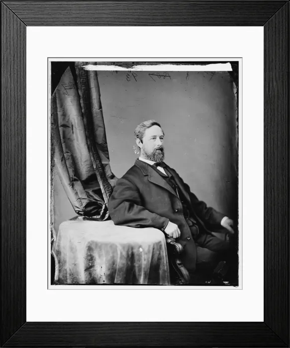 Framed Print : Aaron Augustus Sargent of California, between 1860 and 1875. Creator: Unknown Framed Print : Aaron Augustus Sargent of California, between 1860 and 1875. Creator: Unknown