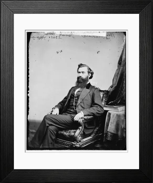 Framed Print : Jasper Packard of Indiana, between 1860 and 1875. Creator: Unknown Framed Print : Jasper Packard of Indiana, between 1860 and 1875. Creator: Unknown