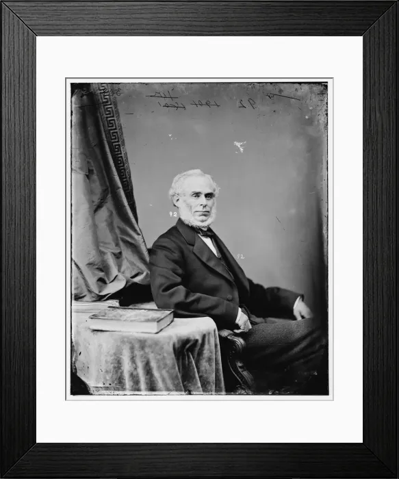 Framed Print : John Warfield Johnston of Virginia, between 1860 and 1875. Creator: Unknown Framed Print : John Warfield Johnston of Virginia, between 1860 and 1875. Creator: Unknown
