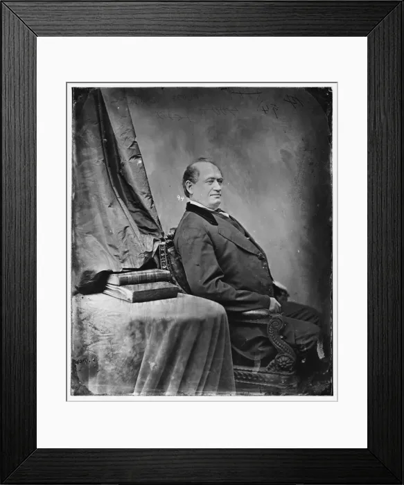 Framed Print : Godlove Stein Orth of Indiana, between 1860 and 1875. Creator: Unknown Framed Print : Godlove Stein Orth of Indiana, between 1860 and 1875. Creator: Unknown