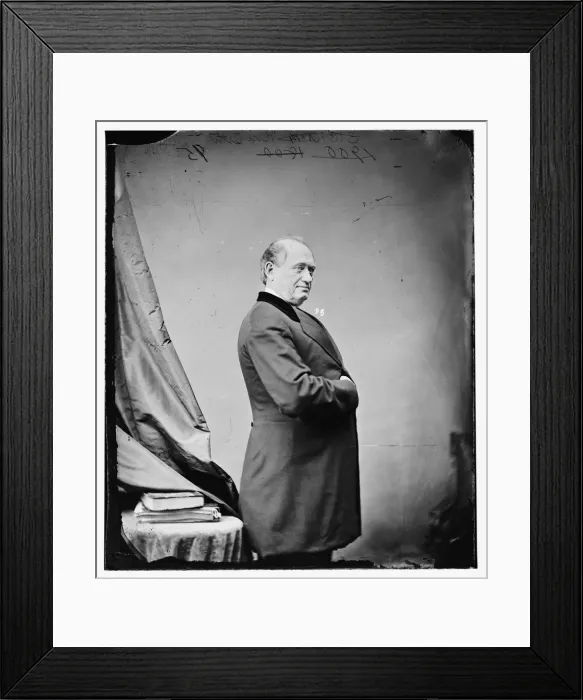 Framed Print : Godlove Stein Orth of Indiana, between 1860 and 1875. Creator: Unknown Framed Print : Godlove Stein Orth of Indiana, between 1860 and 1875. Creator: Unknown
