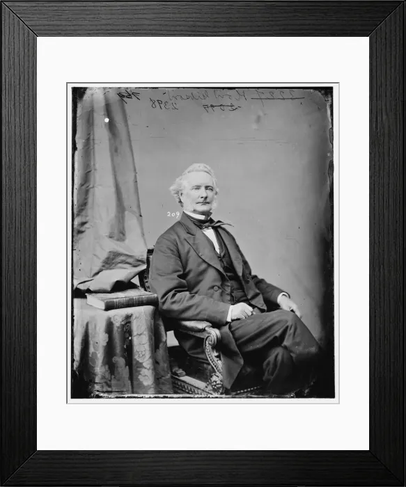 Framed Print : Gibson, between 1860 and 1875. Creator: Unknown Framed Print : Gibson, between 1860 and 1875. Creator: Unknown