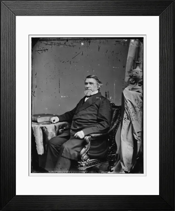 Framed Print : Cadwallader Colden Washburn of Wisconsin, between 1860 and 1875. Creator: Unknown Framed Print : Cadwallader Colden Washburn of Wisconsin, between 1860 and 1875. Creator: Unknown