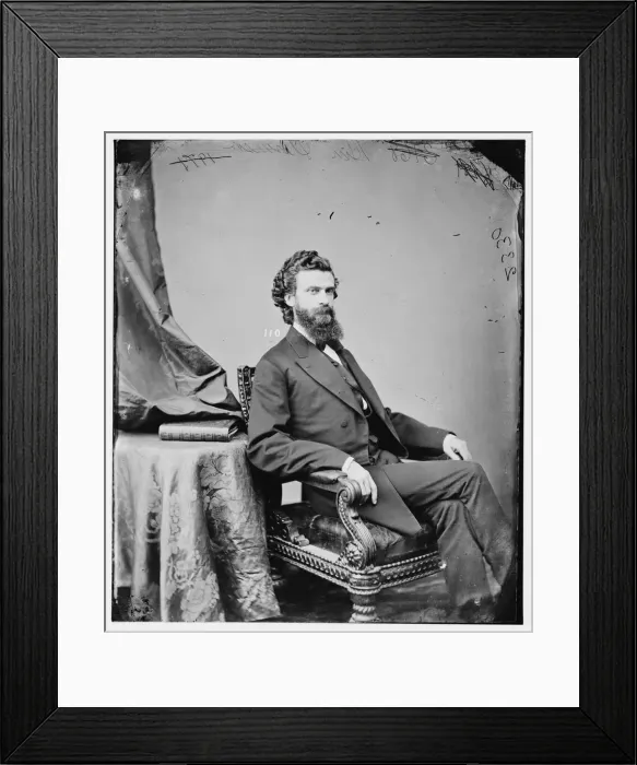 Framed Print : Stevenson, between 1860 and 1875. Creator: Unknown Framed Print : Stevenson, between 1860 and 1875. Creator: Unknown