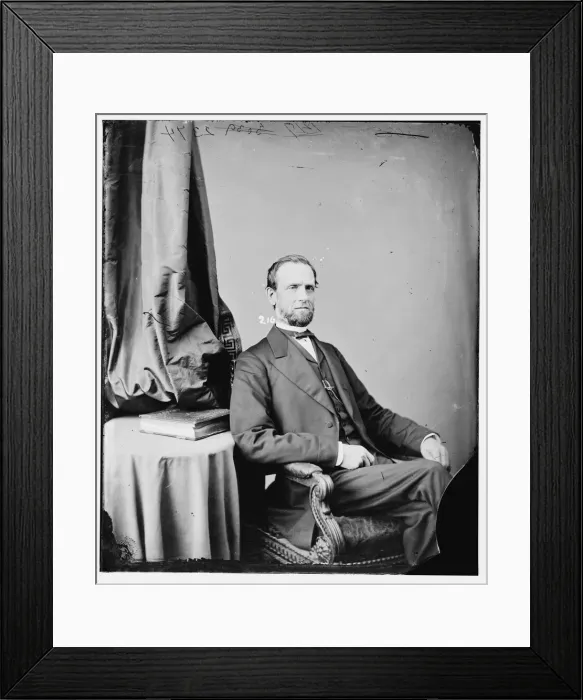 Framed Print : James Clark McGrew of West Virginia, between 1860 and 1875. Creator: Unknown Framed Print : James Clark McGrew of West Virginia, between 1860 and 1875. Creator: Unknown