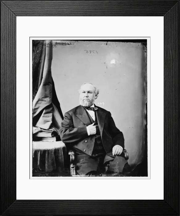 Framed Print : James Buffington of Massachusetts, between 1860 and 1875. Creator: Unknown Framed Print : James Buffington of Massachusetts, between 1860 and 1875. Creator: Unknown