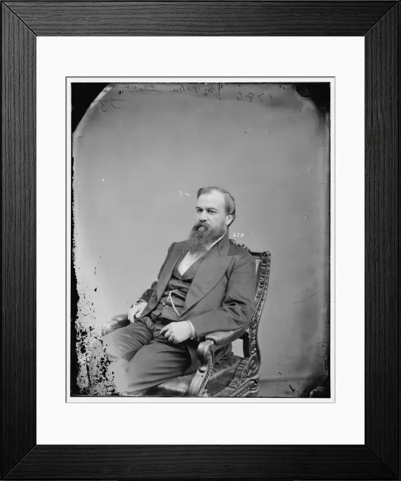 Framed Print : John Alexander Magee of Pennsylvania, between 1860 and 1875. Creator: Unknown Framed Print : John Alexander Magee of Pennsylvania, between 1860 and 1875. Creator: Unknown