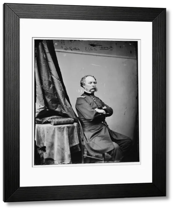 Framed Print : General Randolph B. Marcy, US Army, between 1860 and 1875. Creator: Unknown Framed Print : General Randolph B. Marcy, US Army, between 1860 and 1875. Creator: Unknown