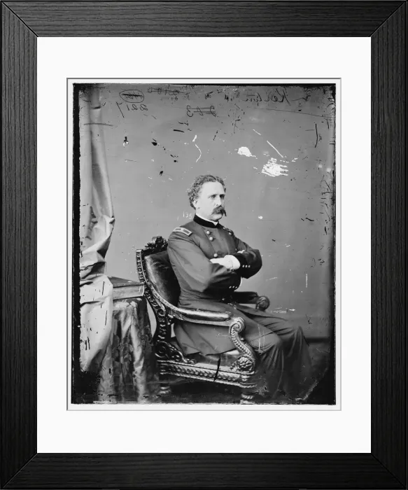Framed Print : General John C. Kelton, US Army, between 1860 and 1875. Creator: Unknown Framed Print : General John C. Kelton, US Army, between 1860 and 1875. Creator: Unknown