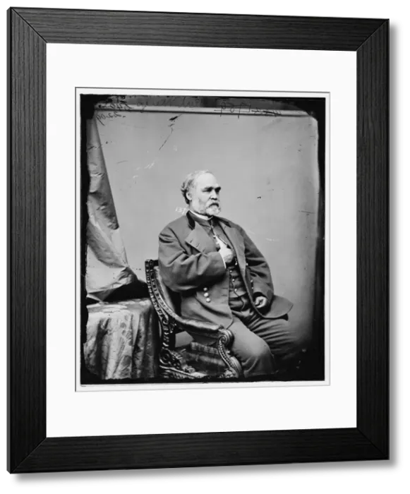Framed Print : General M. C. Meigs, US Army, between 1860 and 1875. Creator: Unknown Framed Print : General M. C. Meigs, US Army, between 1860 and 1875. Creator: Unknown