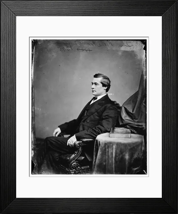 Framed Print : Edmund G. Ross of Kansas, between 1860 and 1875. Creator: Unknown Framed Print : Edmund G. Ross of Kansas, between 1860 and 1875. Creator: Unknown