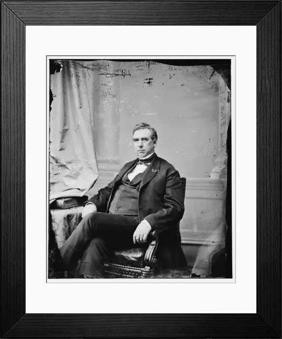 Framed Print : Thomas George Pratt of Maryland, between 1860 and 1875. Creator: Unknown Framed Print : Thomas George Pratt of Maryland, between 1860 and 1875. Creator: Unknown