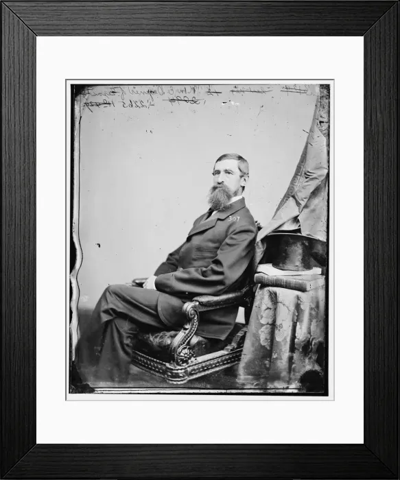 Framed Print : Edward Degener of Texas, between 1860 and 1875. Creator: Unknown Framed Print : Edward Degener of Texas, between 1860 and 1875. Creator: Unknown