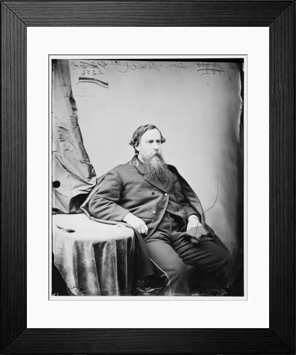 Framed Print : Colonel Donn Piatt, between 1860 and 1875. Creator: Unknown Framed Print : Colonel Donn Piatt, between 1860 and 1875. Creator: Unknown
