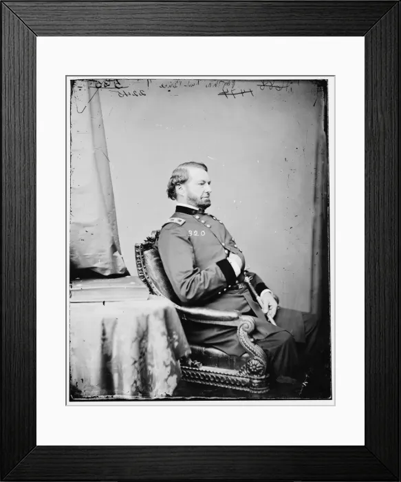 Framed Print : General Benjamin William Brice, between 1860 and 1875. Creator: Unknown Framed Print : General Benjamin William Brice, between 1860 and 1875. Creator: Unknown