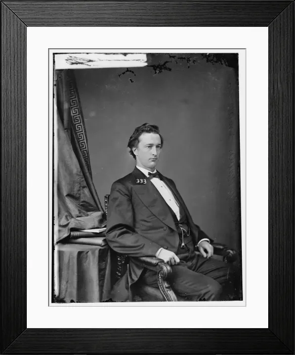 Framed Print : John Ambler Smith of Virginia, between 1860 and 1875. Creator: Unknown Framed Print : John Ambler Smith of Virginia, between 1860 and 1875. Creator: Unknown