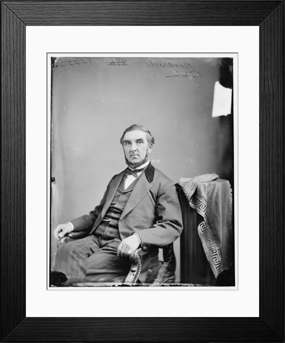 Framed Print : Milo Goodrich of New York, between 1860 and 1875. Creator: Unknown Framed Print : Milo Goodrich of New York, between 1860 and 1875. Creator: Unknown