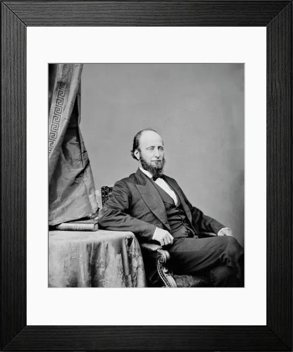Framed Print : Dickinson, between 1860 and 1875. Creator: Unknown Framed Print : Dickinson, between 1860 and 1875. Creator: Unknown