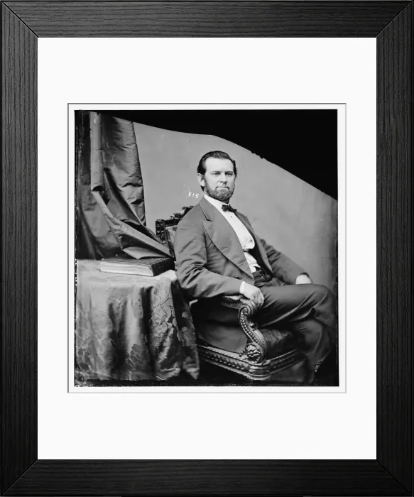 Framed Print : William Williams of Indiana, between 1860 and 1875. Creator: Unknown Framed Print : William Williams of Indiana, between 1860 and 1875. Creator: Unknown