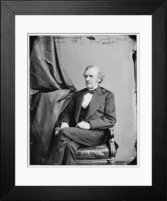 Framed Print : Aaron Fyfe Perry of Ohio?, between 1860 and 1875. Creator: Unknown Framed Print : Aaron Fyfe Perry of Ohio?, between 1860 and 1875. Creator: Unknown