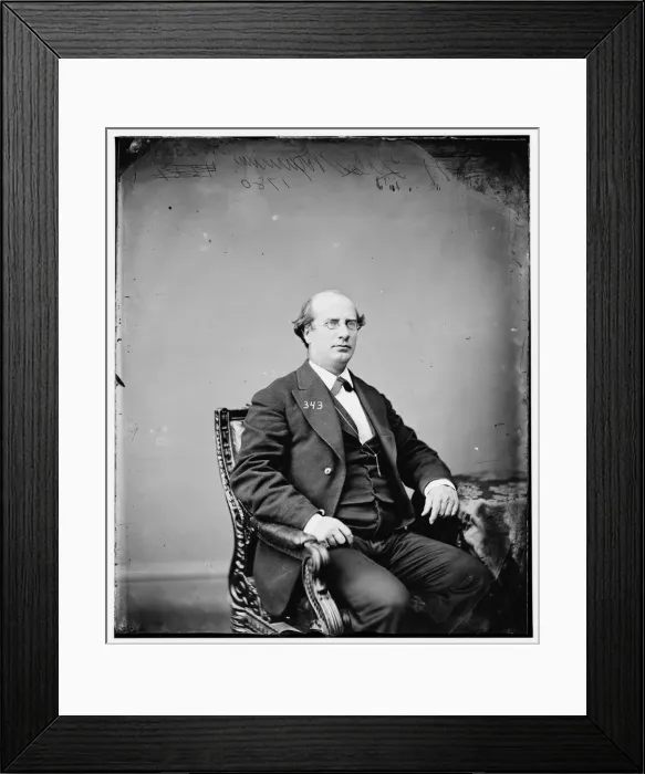 Framed Print : John Manning Jr. of North Carolina, between 1860 and 1875. Creator: Unknown Framed Print : John Manning Jr. of North Carolina, between 1860 and 1875. Creator: Unknown