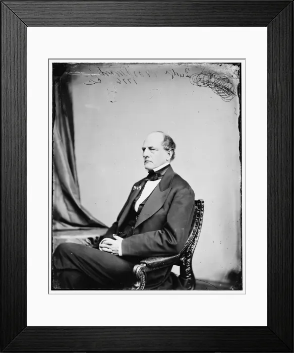 Framed Print : George Washington Woodward of Pennsylvania, between 1860 and 1875. Creator: Unknown Framed Print : George Washington Woodward of Pennsylvania, between 1860 and 1875. Creator: Unknown