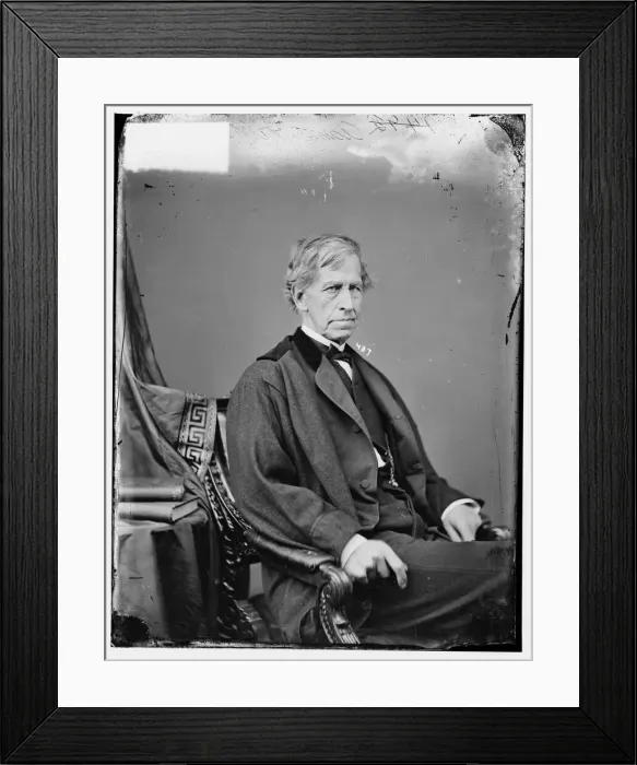 Framed Print : Admiral Charles Wilkes, US Navy, between 1860 and 1875. Creator: Unknown Framed Print : Admiral Charles Wilkes, US Navy, between 1860 and 1875. Creator: Unknown