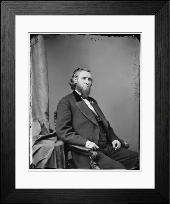 Framed Print : Dudley McIver DuBose of Georgia, between 1860 and 1875. Creator: Unknown Framed Print : Dudley McIver DuBose of Georgia, between 1860 and 1875. Creator: Unknown