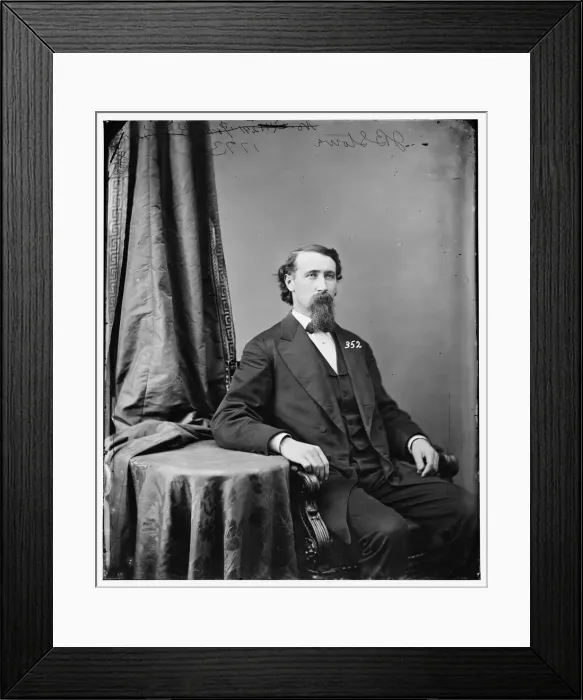 Framed Print : J. B. Stowe, between 1860 and 1875. Creator: Unknown Framed Print : J. B. Stowe, between 1860 and 1875. Creator: Unknown