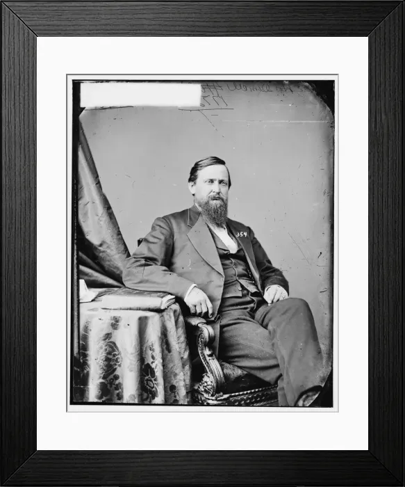 Framed Print : Mark Hill Dunnell of Minnesota, between 1860 and 1875. Creator: Unknown Framed Print : Mark Hill Dunnell of Minnesota, between 1860 and 1875. Creator: Unknown