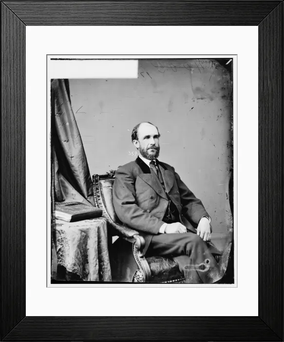 Framed Print : Phineas Warren Hitchcock of Nebraska, between 1860 and 1875. Creator: Unknown Framed Print : Phineas Warren Hitchcock of Nebraska, between 1860 and 1875. Creator: Unknown