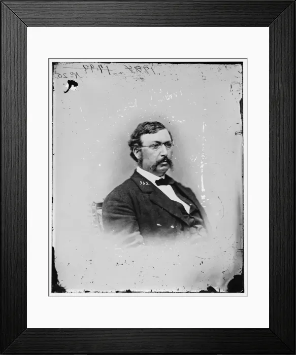 Framed Print : George Robeson, between 1860 and 1875. Creator: Unknown Framed Print : George Robeson, between 1860 and 1875. Creator: Unknown
