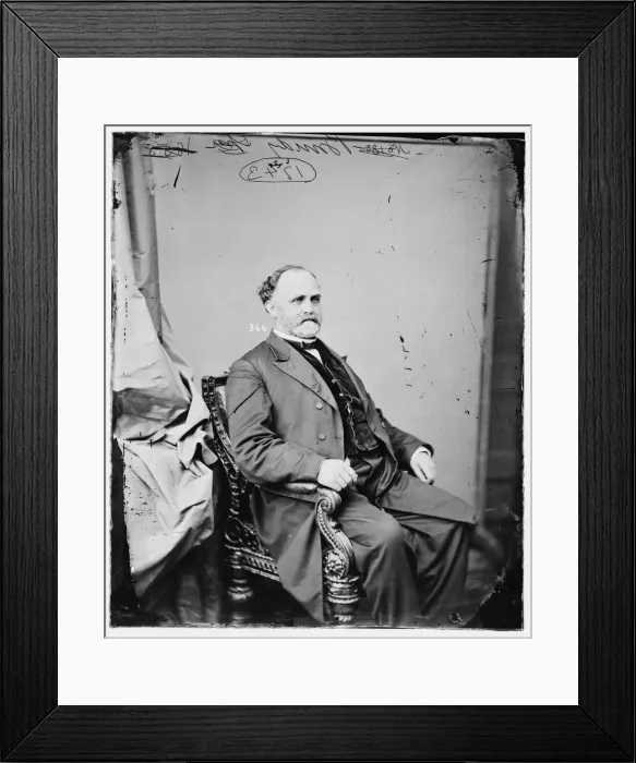 Framed Print : Solomon Bundy of New York, between 1860 and 1875. Creator: Unknown Framed Print : Solomon Bundy of New York, between 1860 and 1875. Creator: Unknown