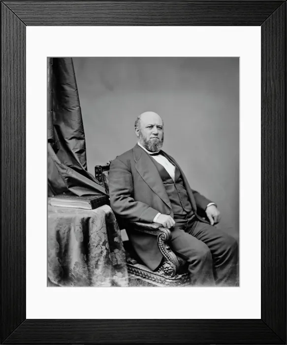 Framed Print : Peter Wilson Strader, between 1860 and 1875. Creator: Unknown Framed Print : Peter Wilson Strader, between 1860 and 1875. Creator: Unknown