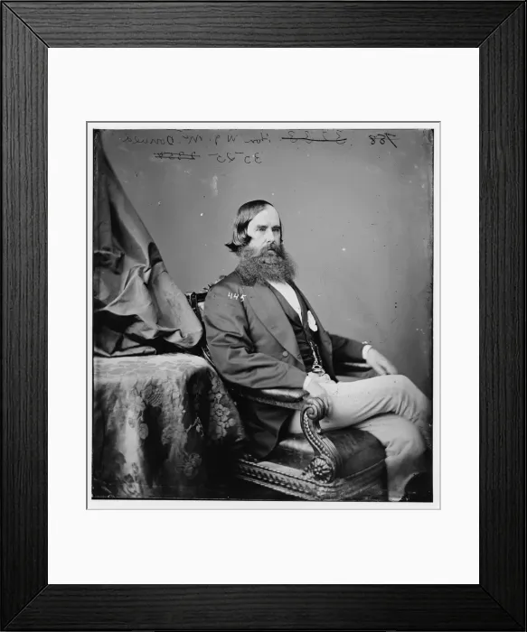 Framed Print : W. T. ?McDonald, between 1860 and 1875. Creator: Unknown Framed Print : W. T. ?McDonald, between 1860 and 1875. Creator: Unknown