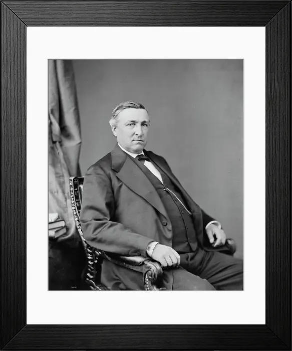 Framed Print : George R. Dennis of Maryland, between 1860 and 1875. Creator: Unknown Framed Print : George R. Dennis of Maryland, between 1860 and 1875. Creator: Unknown