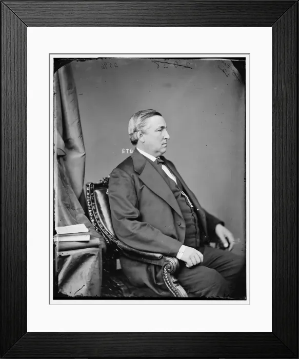 Framed Print : George Robertson Dennis of Maryland, between 1860 and 1875. Creator: Unknown Framed Print : George Robertson Dennis of Maryland, between 1860 and 1875. Creator: Unknown
