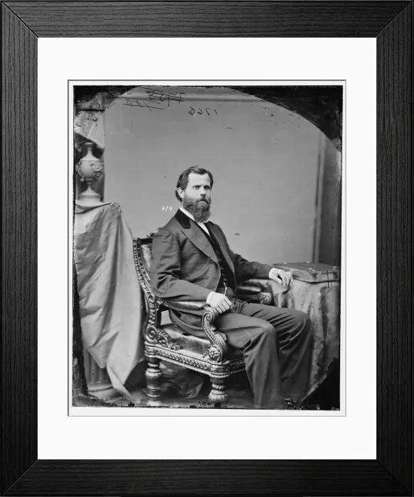 Framed Print : Samuel Scott Marshall of Illinois, between 1860 and 1875. Creator: Unknown Framed Print : Samuel Scott Marshall of Illinois, between 1860 and 1875. Creator: Unknown