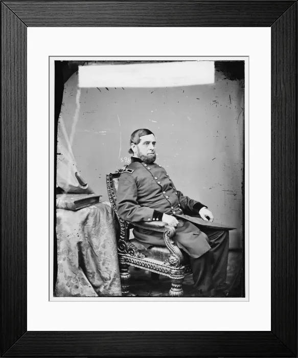 Framed Print : General Julian ?, US Army, between 1860 and 1875. Creator: Unknown Framed Print : General Julian ?, US Army, between 1860 and 1875. Creator: Unknown