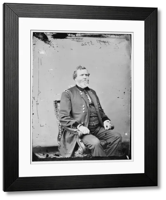 Framed Print : General George Henry Thomas, US Army, between 1860 and 1875. Creator: Unknown Framed Print : General George Henry Thomas, US Army, between 1860 and 1875. Creator: Unknown